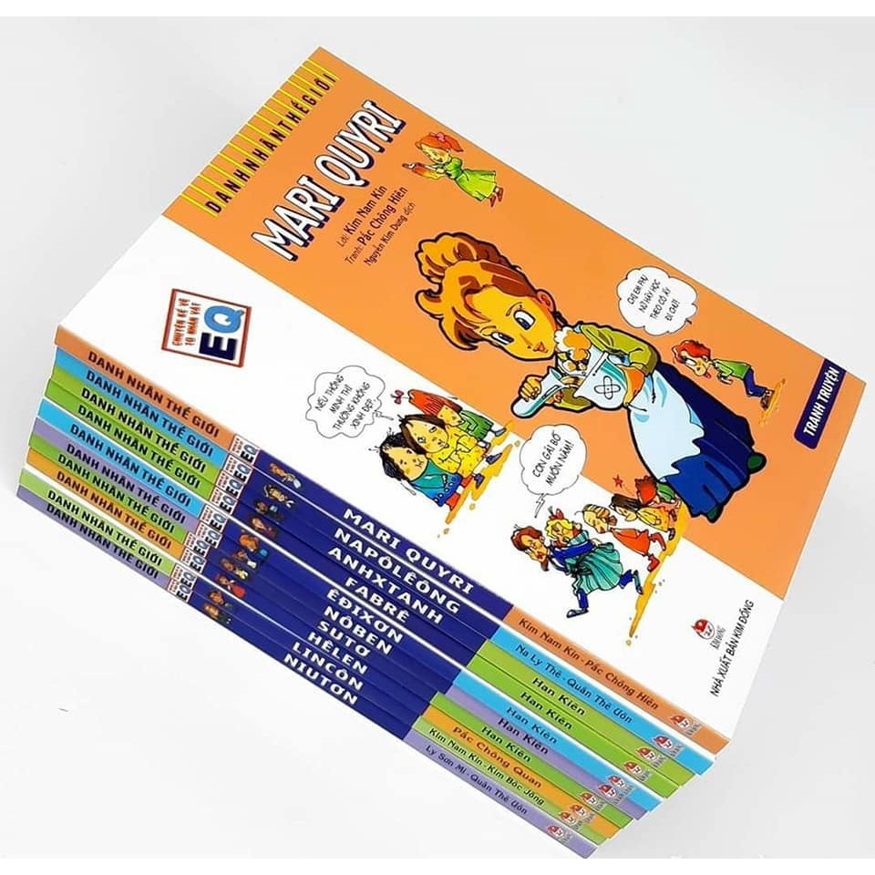 SÁCH Trọn bộ 10 cuốn / Danh nhân thế giới / NXB Kim Đồng