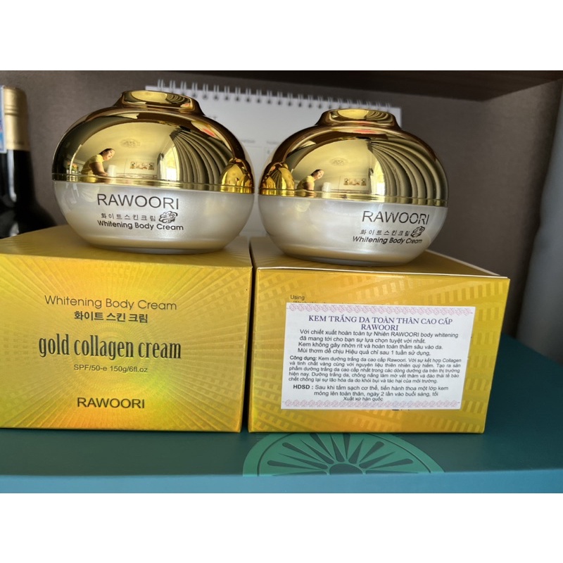 RAWOORI kem dưỡng trắng da toàn thân