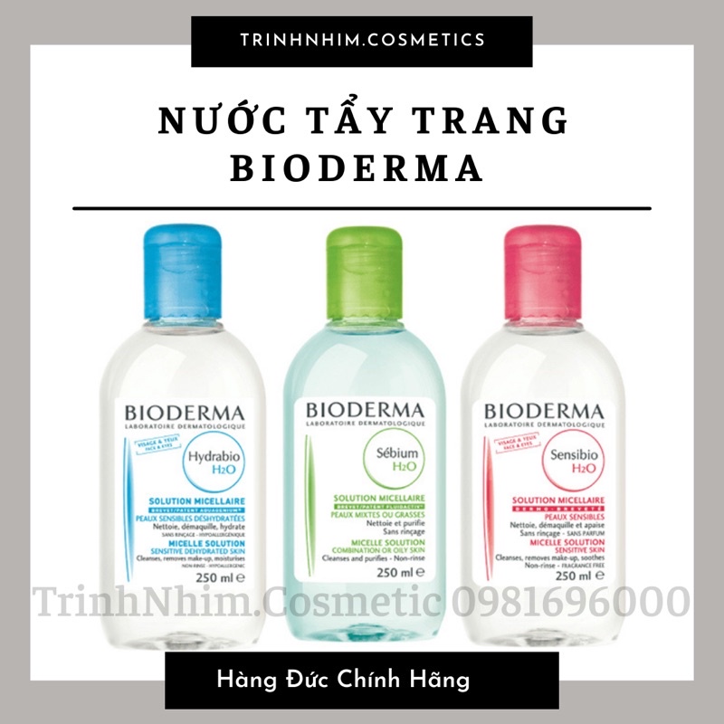 Tẩy Trang Bioderma Nội Địa Đức 500ml