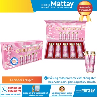 Dung dịch đẹp da Demolada Collagen - Bổ sung collagen và các chất chống Oxy hóa. (Hộp 14 gói x 25ml)