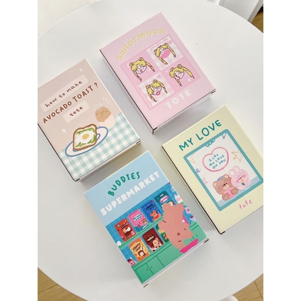 Túi tote by Buddies kèm hộp cute