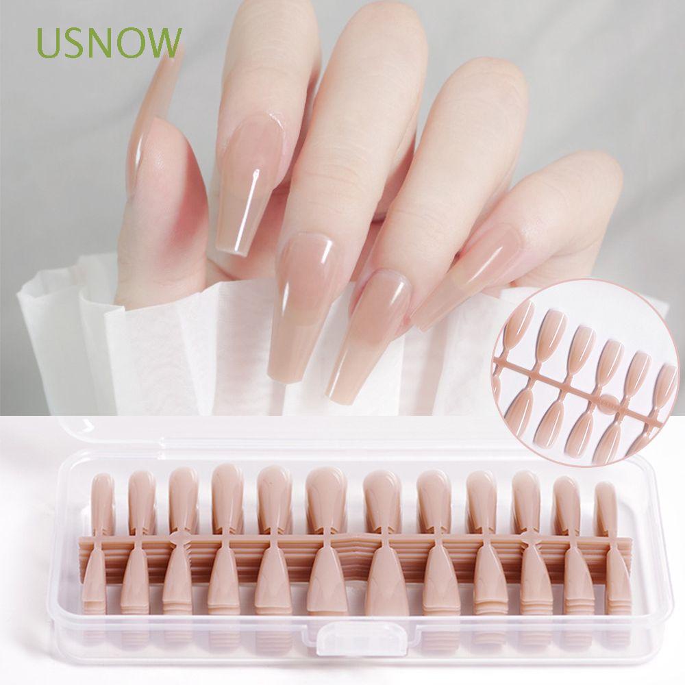 [Hàng mới về] Hộp 240 móng tay giả màu sắc xinh xắn làm đẹp cho nữ