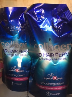 Thuốc ép tóc collagen 6D hair perm 500ml