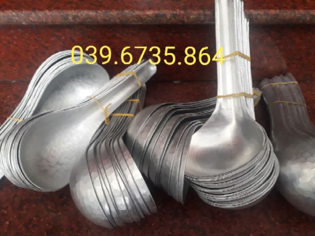 Combo Muôi hoặc thìa.bằng nhôm