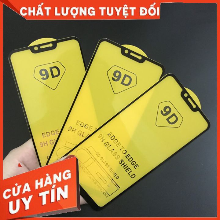DÁN MÀN HÌNH Kính Cường Lực Điện Thoại VIVO Full Màn 9D