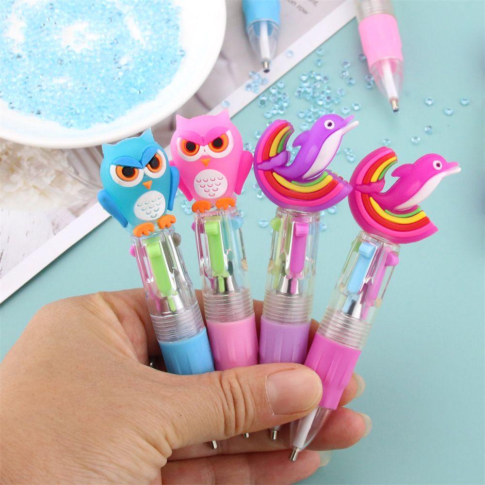 ESPO Bộ Phụ Kiện Làm Tranh Đính Đá DIY Hình Cú Mèo Cá Heo 5D Dễ Thương