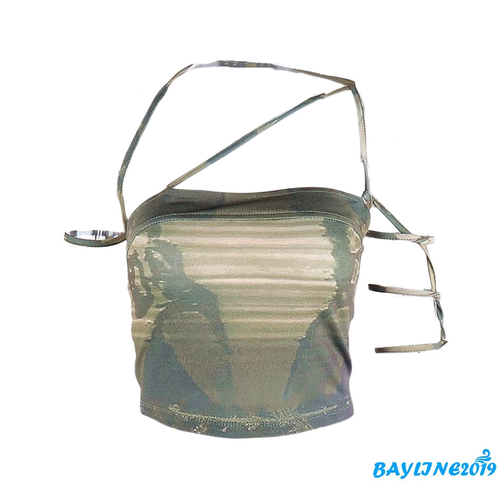 Áo Lửng Ôm Body Đan Dây Quyến Rũ Dành Cho Nữ