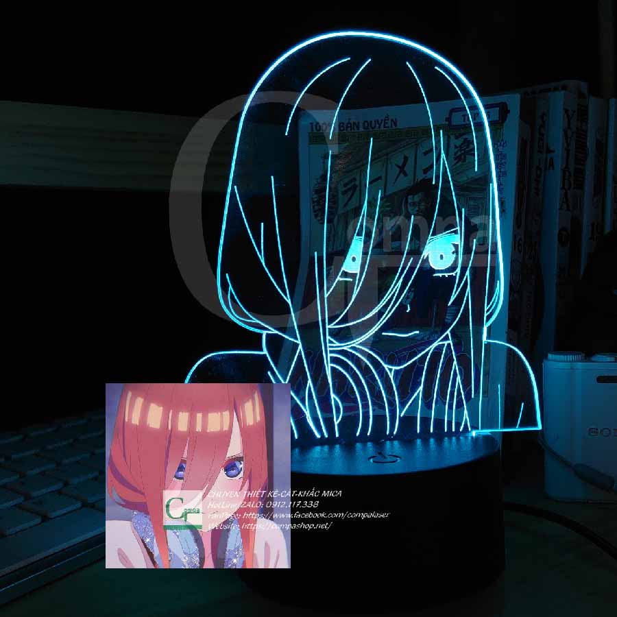 Đèn Ngủ Gotobun no Hanayome Miku Nakano Type 06 AGNH0206 16 MÀU TUỲ CHỈNH