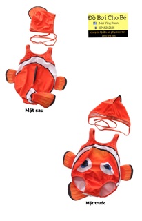 SALE-Bộ bơi cá nemo nhí