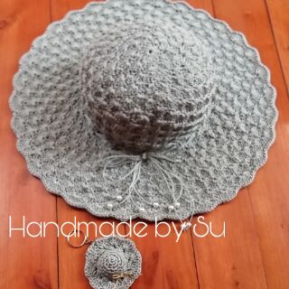 Mũ rộng vành handmade
