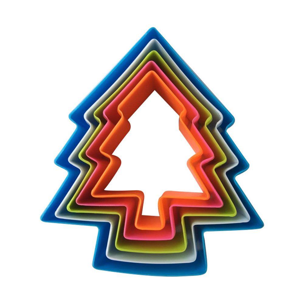 CONOPERY Bộ 5 / 6 Khuôn Cắt Bánh Quy / Kẹo Đường Trang Trí Thủ Công