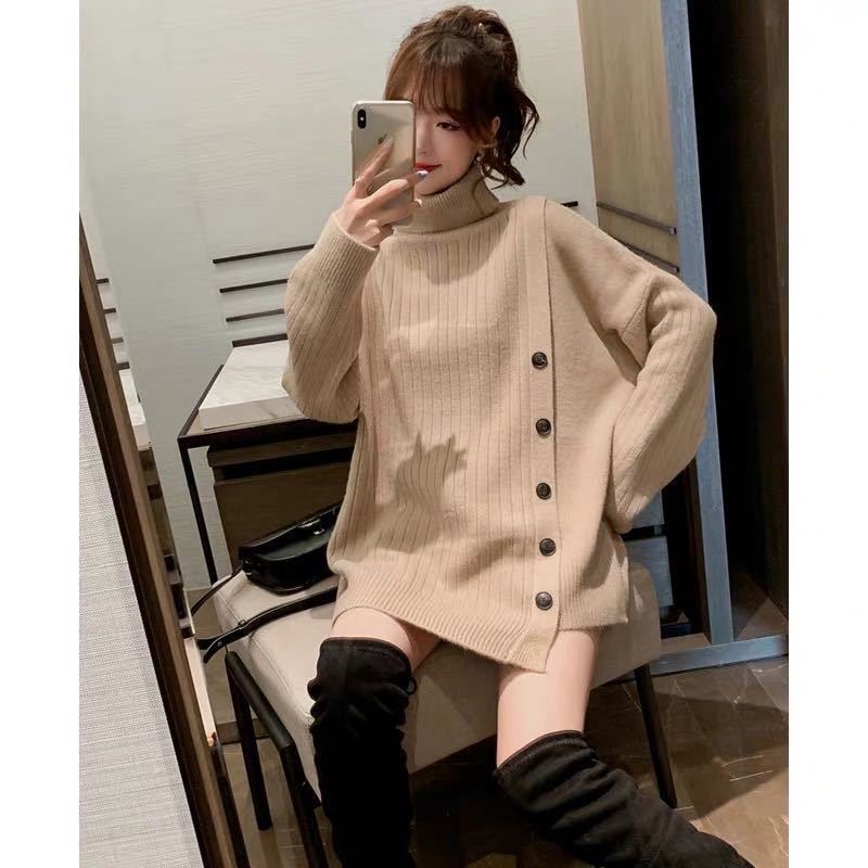 Áo Len Nữ Cổ Cao Thời Trang Nữ Siêu HOT 2021