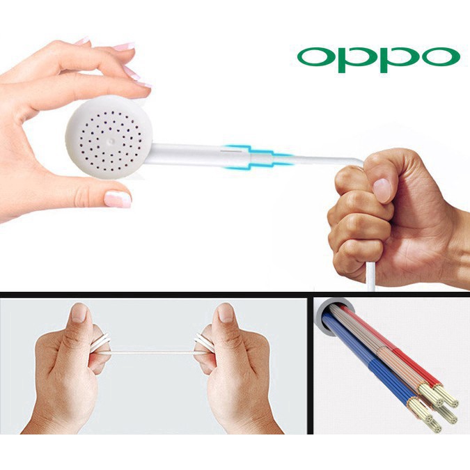 Tai nghe nhét tai OPPO MH133 R9 chính hãng giắc cắm 3.5mm âm thanh nổi chất lượng cao