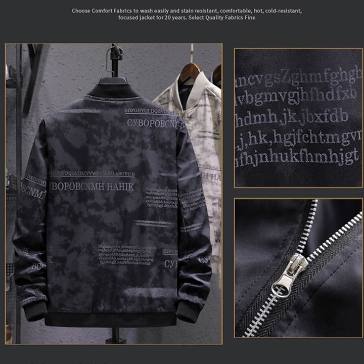 Áo khoác bomber nam big size ZENBIG dành cho người mập người béo, size ngoài cỡ Zenbig