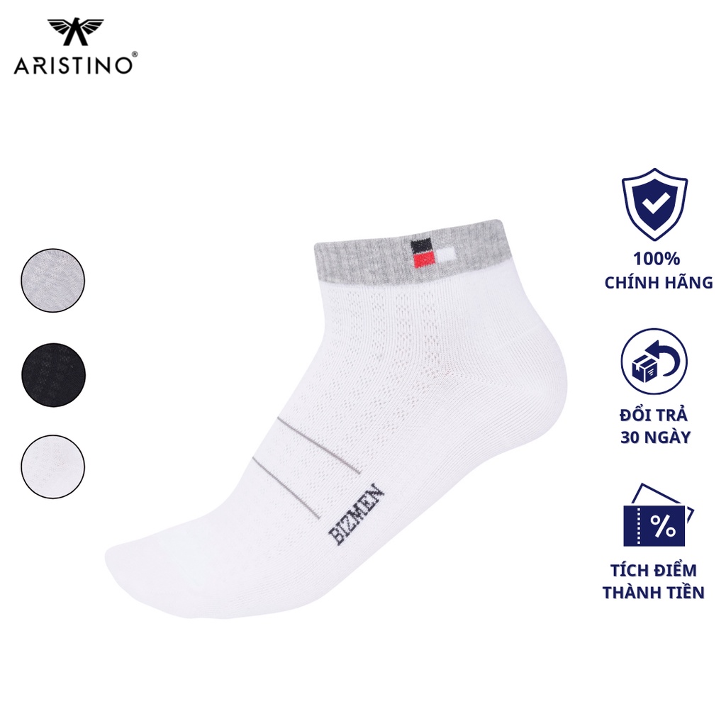 Tất nam công sở cổ ngắn cao cấp Aristino Bizmen - CSP08