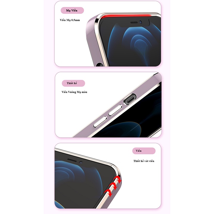 &quot;Ốp lưng Oppo Reno 5 5G Cạnh vuông&quot; _Mạ màu viền_Vát Cạnh_Màu sắc sang trọng ,Loại Tốt ,Ôm sát máy TimShop