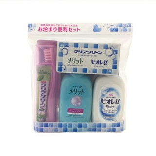 Set du lịch Kao ( tắm+ gội+ đánh răng)
