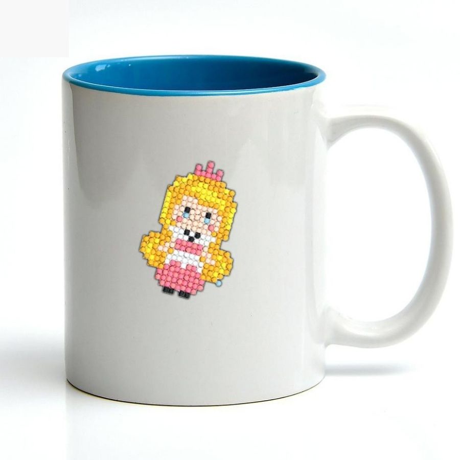 Sticker Trang Trí Đính Đá Mini Tranh Đính Đá Tạo Hình Dán Trang Trí Hình Công Chúa