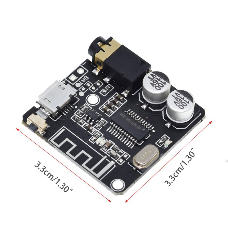 Set 2 bảng mạch thu âm thanh tương thích với bluetooth cho bộ khuếch đại âm thanh 3.7-5V BT5.0
