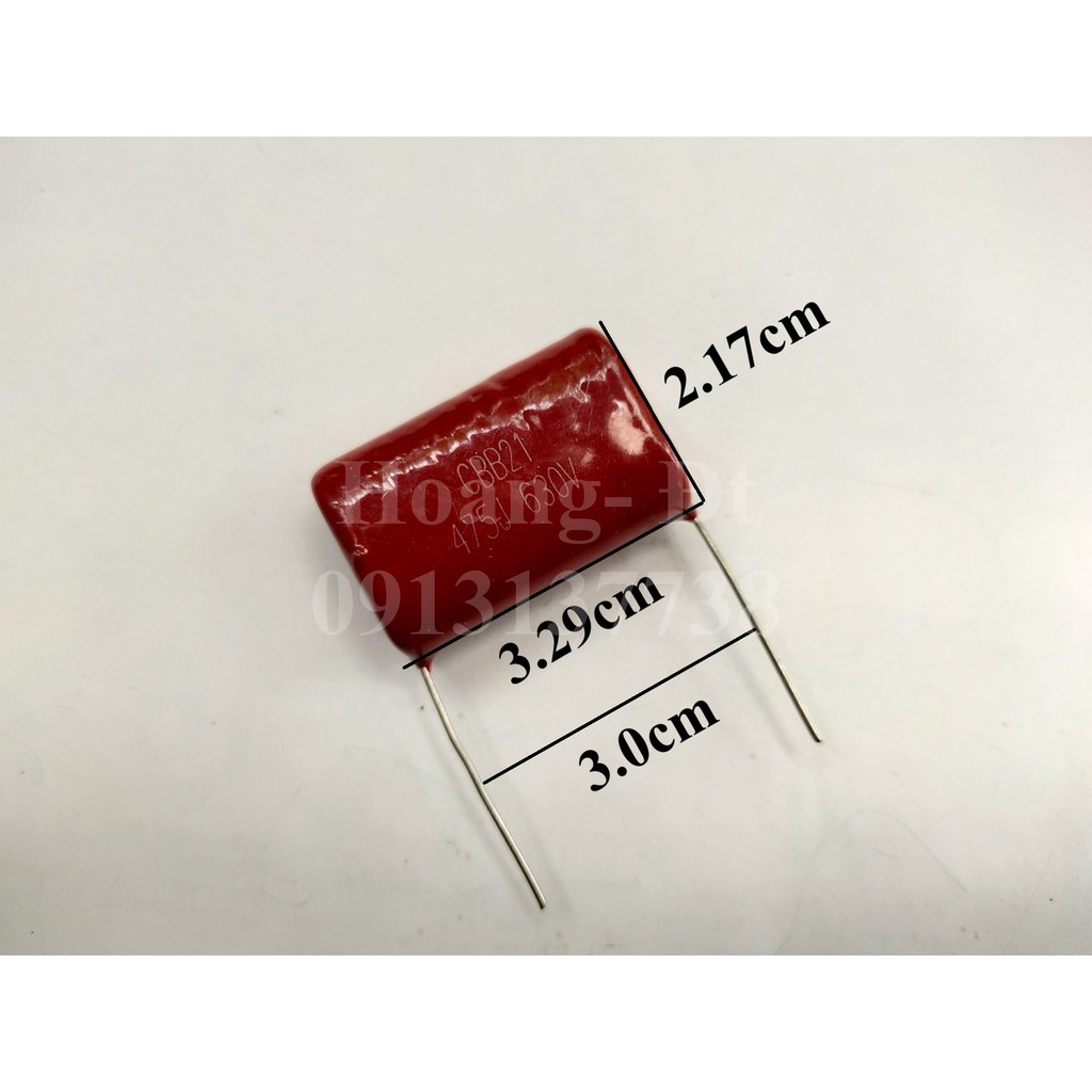 Tụ CBB Tụ kẹo 475J 4.7uF 630V 30mm