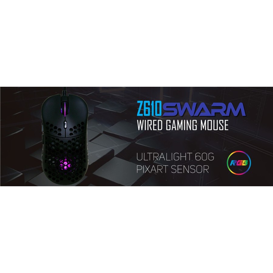 Chuột Chơi Game Imperion Z610 Swarm - Macro Màu Rgb