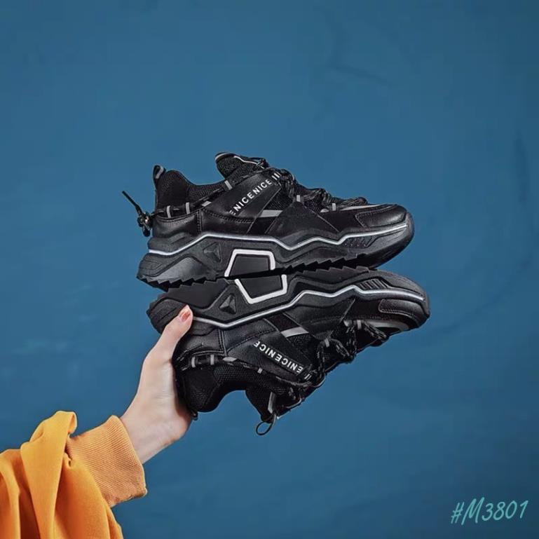 Giày Thể Thao Phản Quang MINSU CENICE M3801, Giày Sneaker Nữ Phản Quang Hot Nhất 2020 Thiết Kế Độc Đáo Cực Chất Ngầu GHO