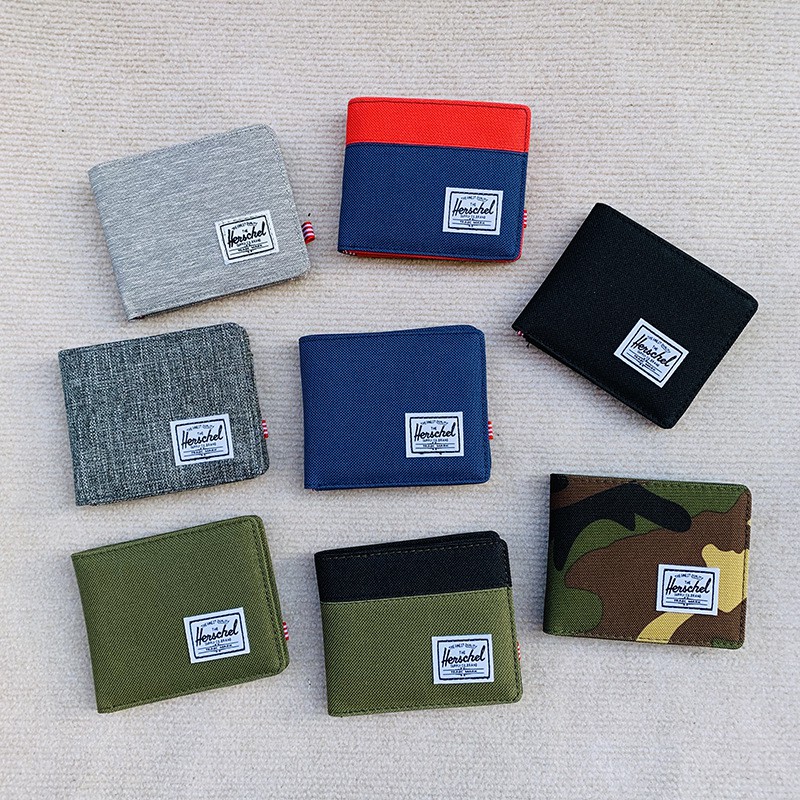 Herschel Men Wallets fashion coin pouch multifunctional clutch women wallet cardholders men money clip