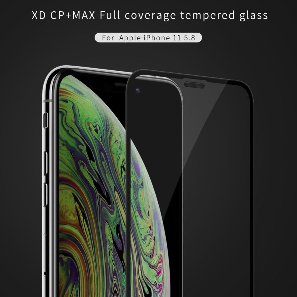 Miếng dán cường lực Nillkin viền cong cho iPhone 8 7 Plus X XR XS Max iPhone 11 Pro Max XD CP+ MAX