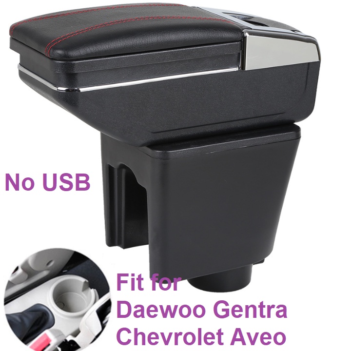 Hộp tỳ tay, đệm tỳ tay lắp cho xe ô tô Daewoo Gentra và Chevrolet Aveo, Armrest box for Daewoo Gentra và Chevrolet Aveo