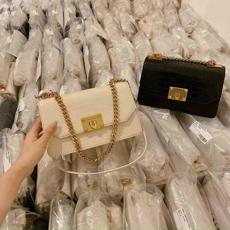 Túi xách bì thư mẫu mới khoá 4 đinh hàng cao cấp