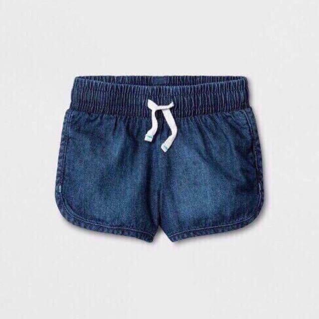 Quần sort Jean denim bé gái Cat & Jack (8-18kg)