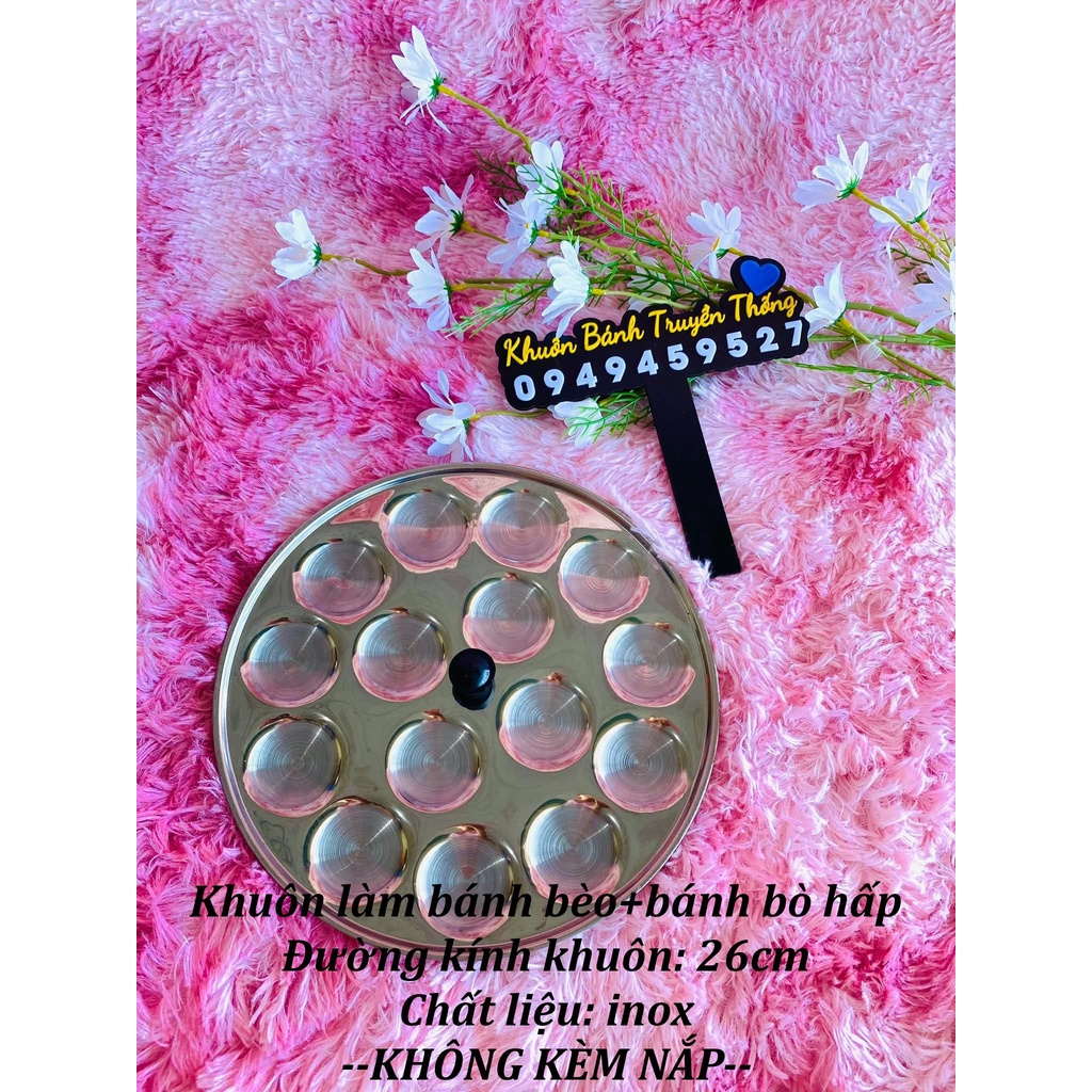 Khuôn bánh bèo hấp, bánh trứng cút nướng