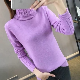 Áo len nữ cổ lọ