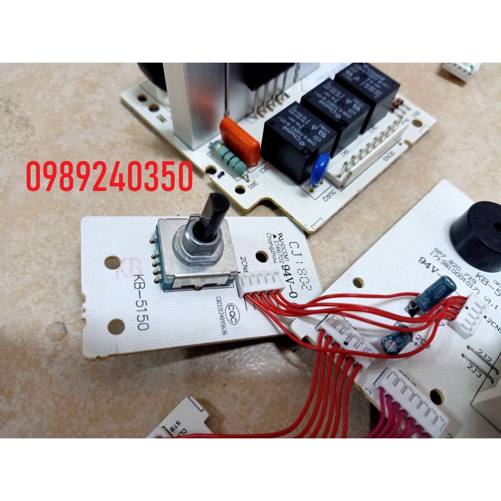 Bo mạch máy giặt Midea lồng ngang MFC90-1401, MFC80-1401 chính hãng