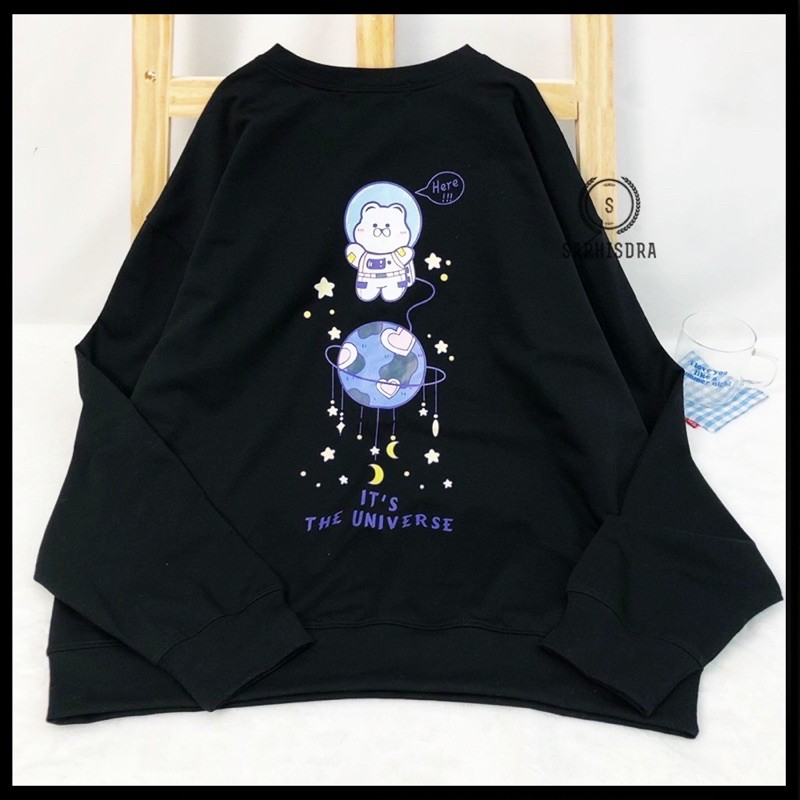 Áo Thun Dài Tay Sweater Nam Nữ Form Rộng Áo Thun Cổ Tròn Sweater Tay Dài Nam Nữ Unisex - Saphisdra | BigBuy360 - bigbuy360.vn