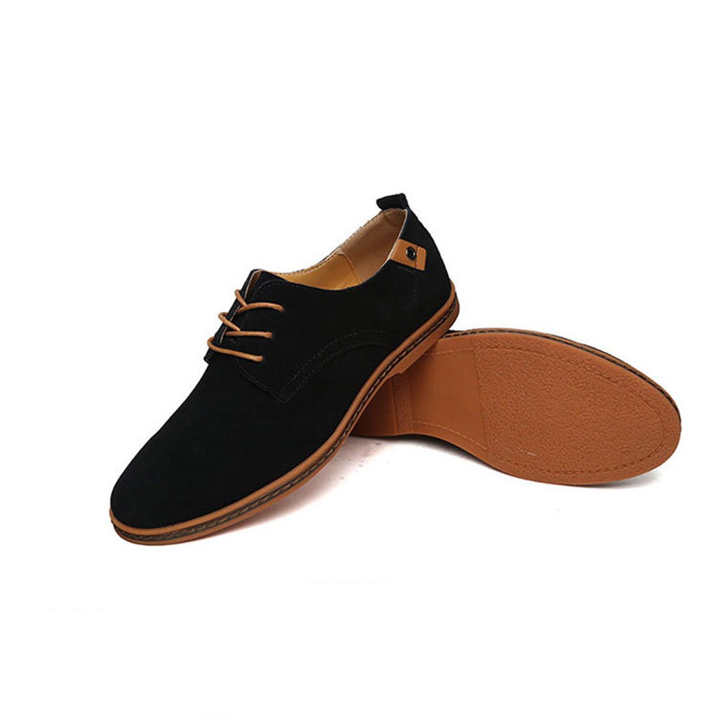 Giày oxford da lộn phong cách lịch lãm cho nam