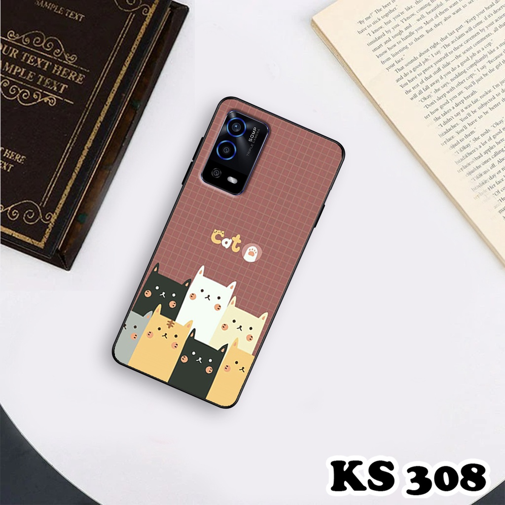 Ốp lưng Oppo A55 - Oppo A55 5G - Oppo A55s - Ốp in hình LoveCat - Chất liệu TPU siêu bền