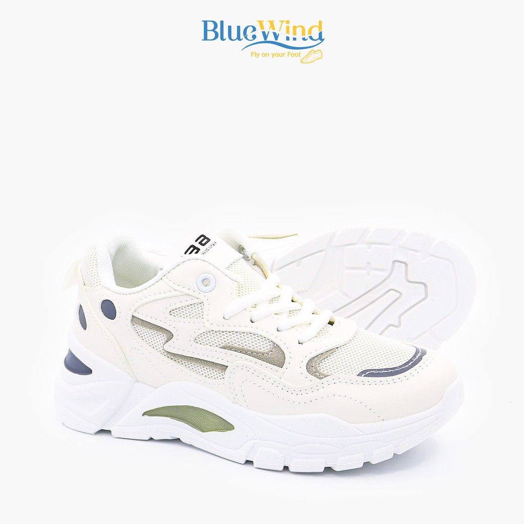 Giày Thể Thao Nữ Đế Cao Da Mềm Kiểu Dáng Hàn Quốc BLUEWIND 68750