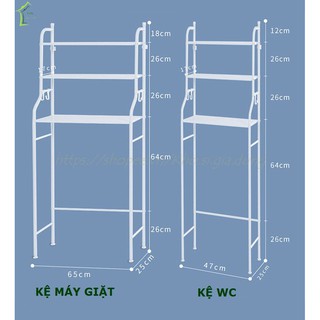 Kệ Để Đồ Sau Máy Giặt 3 Tầng
