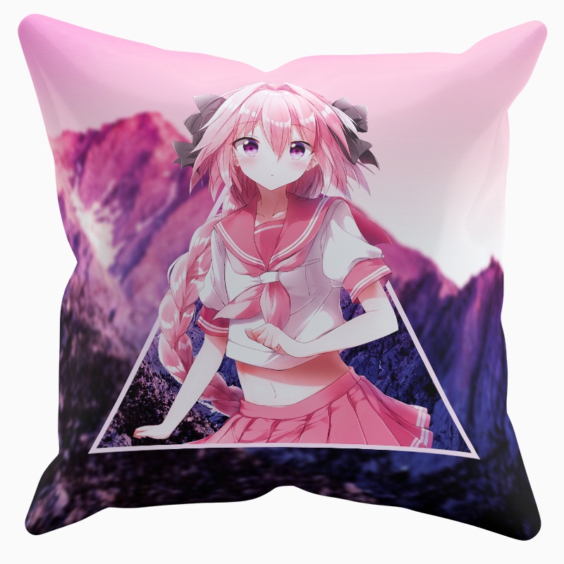 Vỏ Gối Polyester Một Mặt In Hình Astolfo Trang Trí Nhà Cửa/Xe Hơi