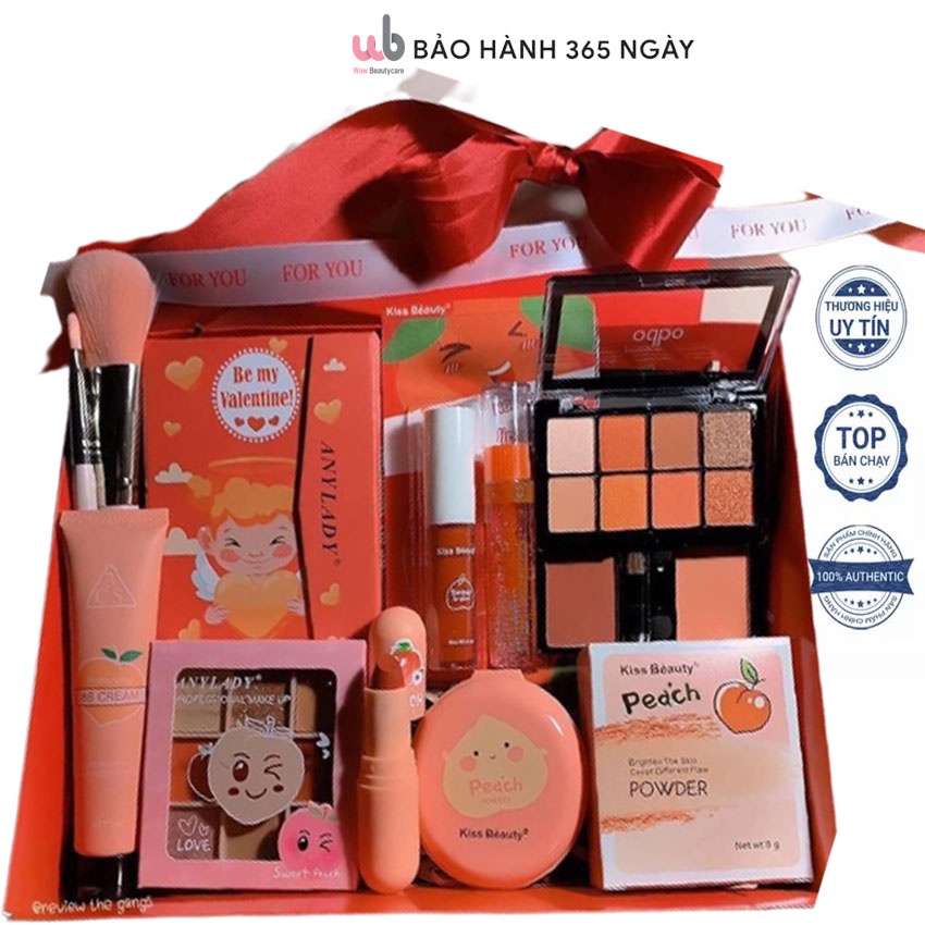 [Miễn Phí Vận Chuyển Toàn Quốc]Bộ Trang Điểm 10 Món Makeup Siêu Xinh,Quyến Rũ.Chất Phấn Siêu Mịn,Bám Lâu,Son Kem Siêu Lì