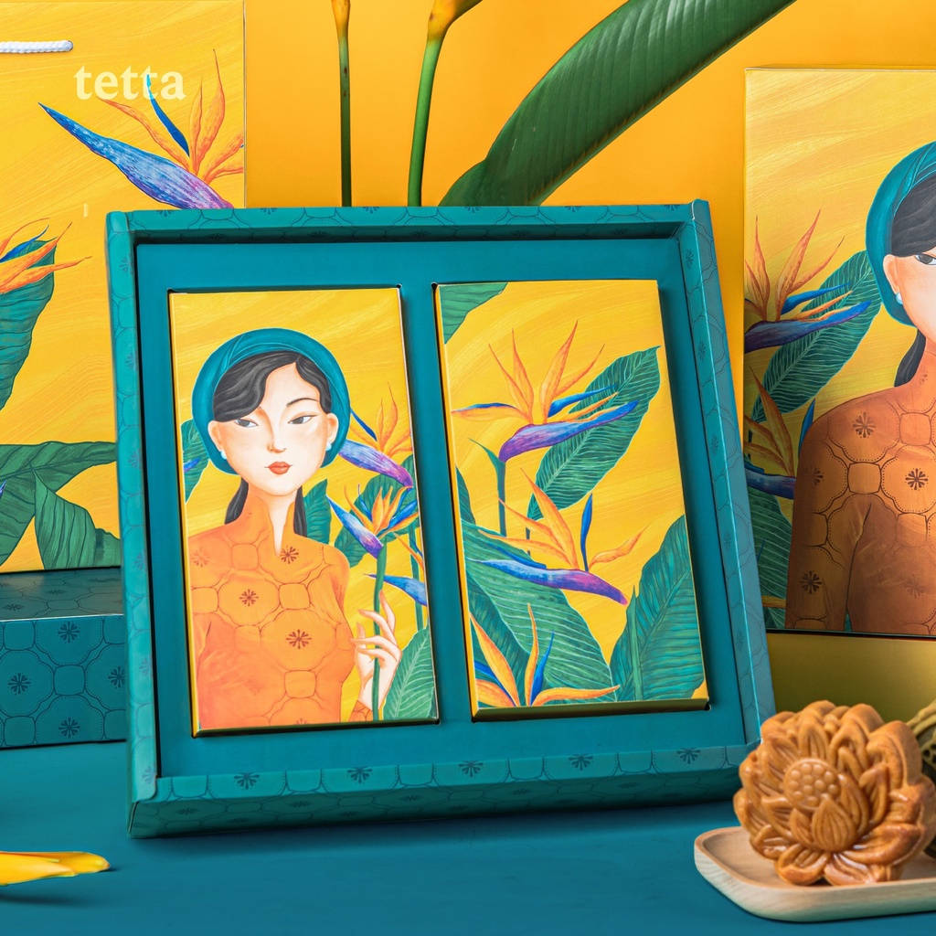 Hộp Đựng 4 Bánh Trung Thu 150-250g 2022