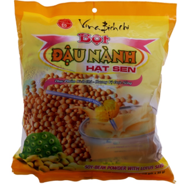 Bột đậu nành hạt sen Bích Chi bịch 350g