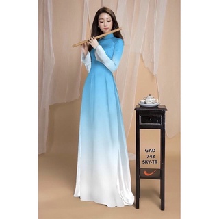 vải áo dài màu ombre