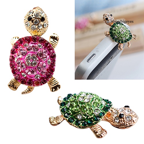 Nút Bịt Chống Bụi Lỗ Cắm Tai Nghe 3.5mm Hình Chú Rùa Đáng Yêu Cho Iphone Samsung Galaxy