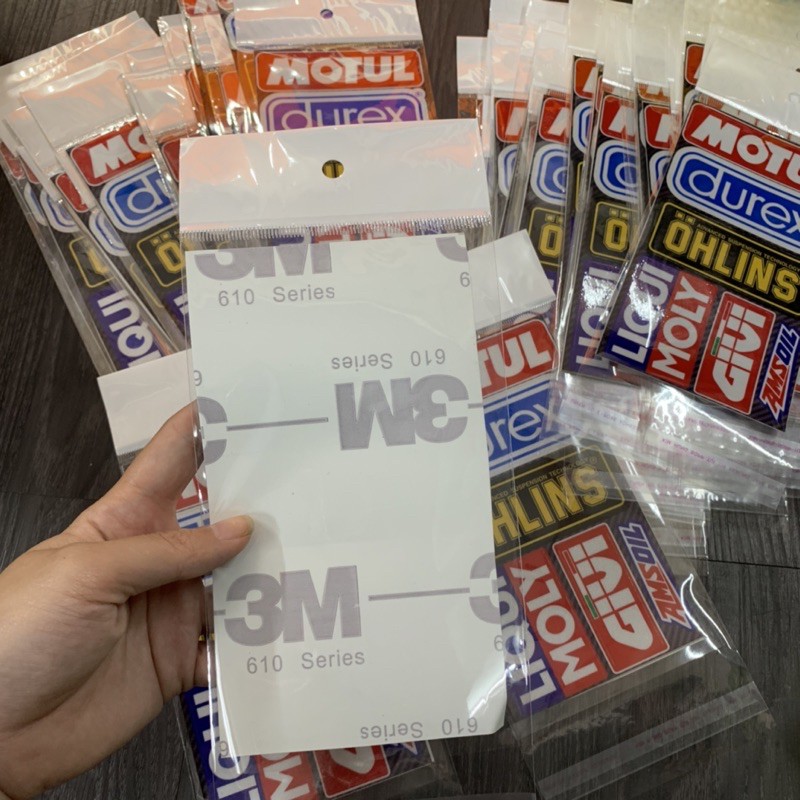 Tem phản quang Motul,durex,ohlins...