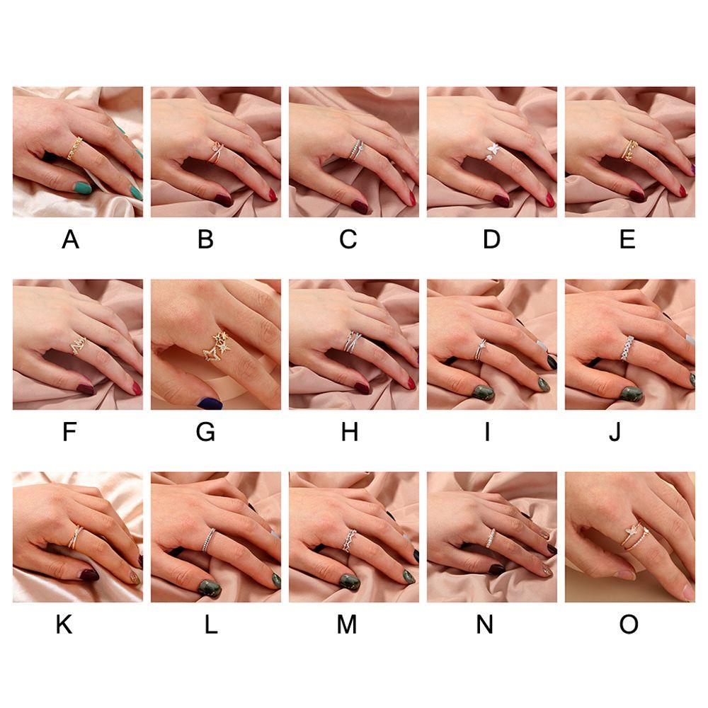 Nhẫn Cưới Thiết Kế Mở Độc Đáo|Nhẫn Kim Loại Có Thể Điều Chỉnh Kích Cỡ