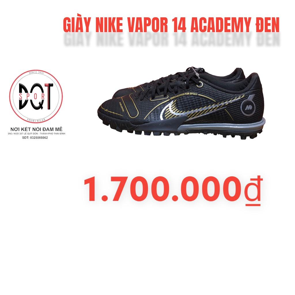 [Giá hủy diệt] [Ảnh thật] [Chính hãng] GIÀY BÓNG ĐÁ NIKE VAPOR 14 ACADEMY ĐEN TF
