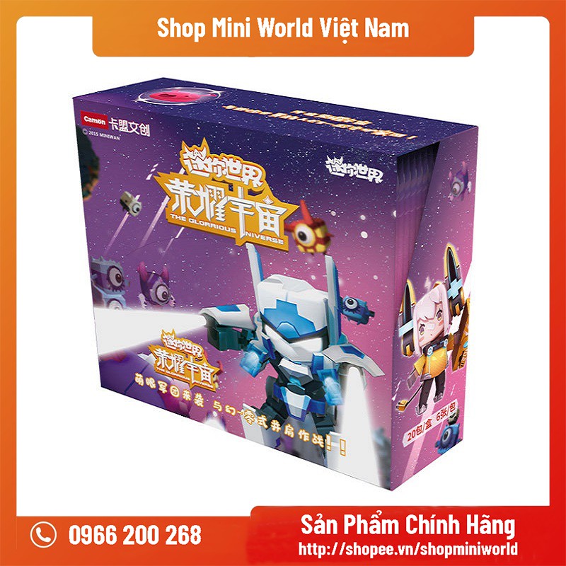 Bộ Sưu Tập Thẻ Bài Mini World SS1 [Trọn Bộ Gồm 20 Gói, 120 Thẻ Bài]