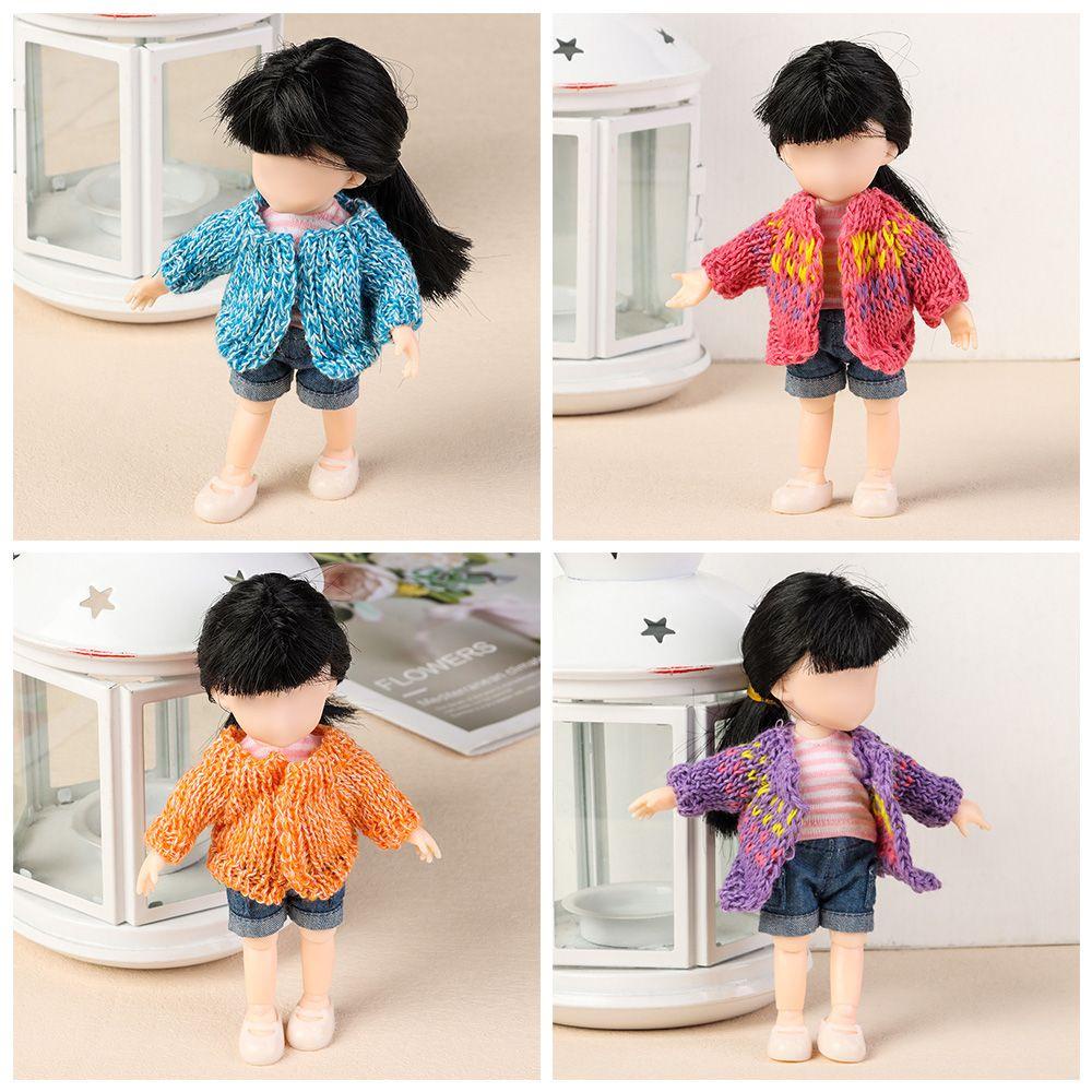 RAINBOW Áo Len Dệt Kim Thủ Công Dành Cho Búp Bê